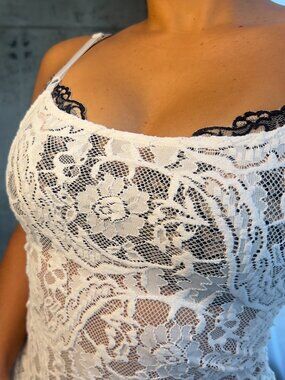 vintage lace cami